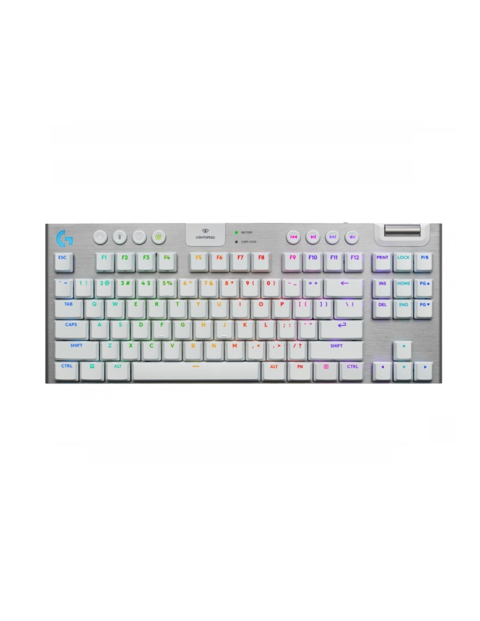 Teclado gamer usb bluetooth qwert inglés con interruptor mecánico