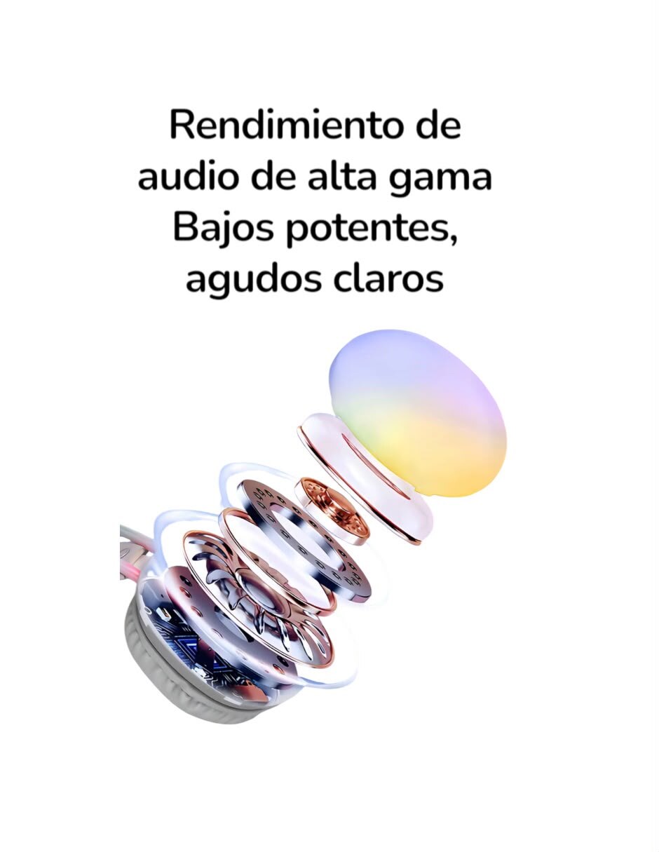 Audífonos de diadema inalámbrica con cancelación de ruido 3