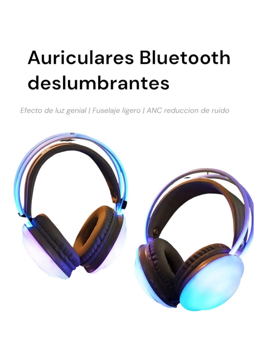 Audífonos de diadema inalámbrica con cancelación de ruido 5