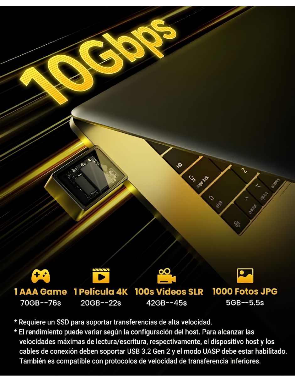 Disco duro externo capacidad 2 tb 10