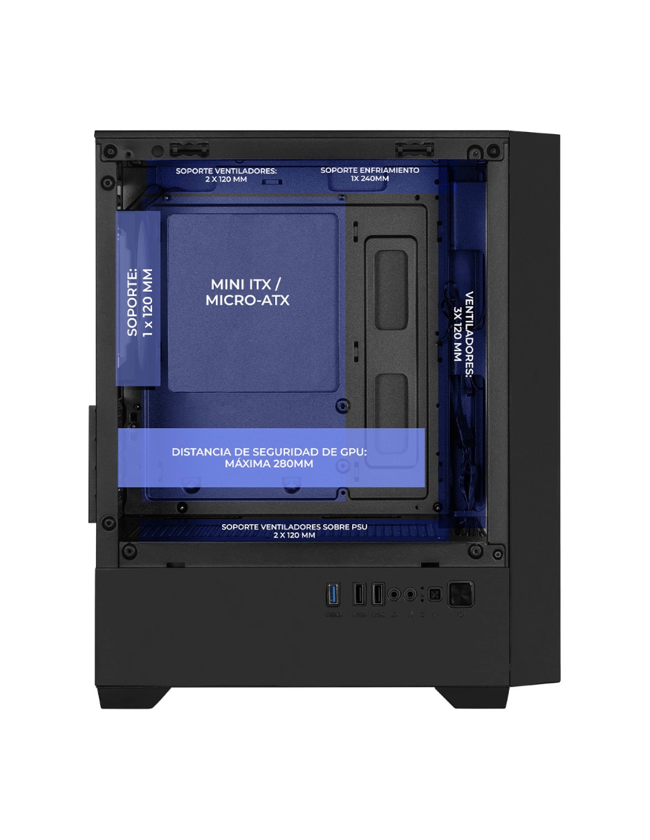 Gabinete dragonfly pro 3