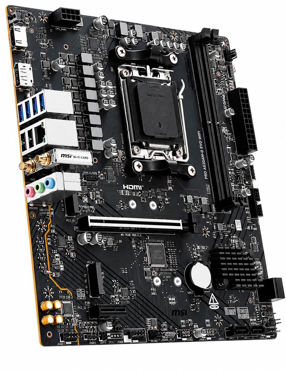 Tarjeta madre pro a620am-g evo wifi compatible con procesador amd 2