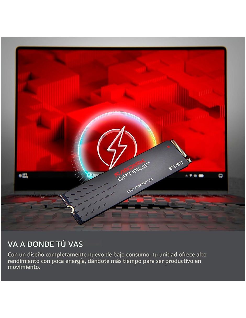 Unidad SSD capacidad 500 GB 3