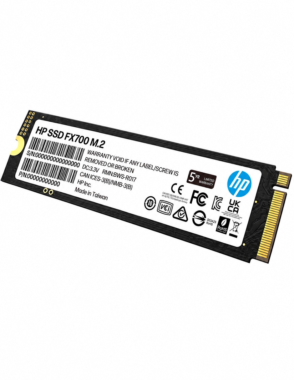 Unidad SSD capacidad 512 GB 3
