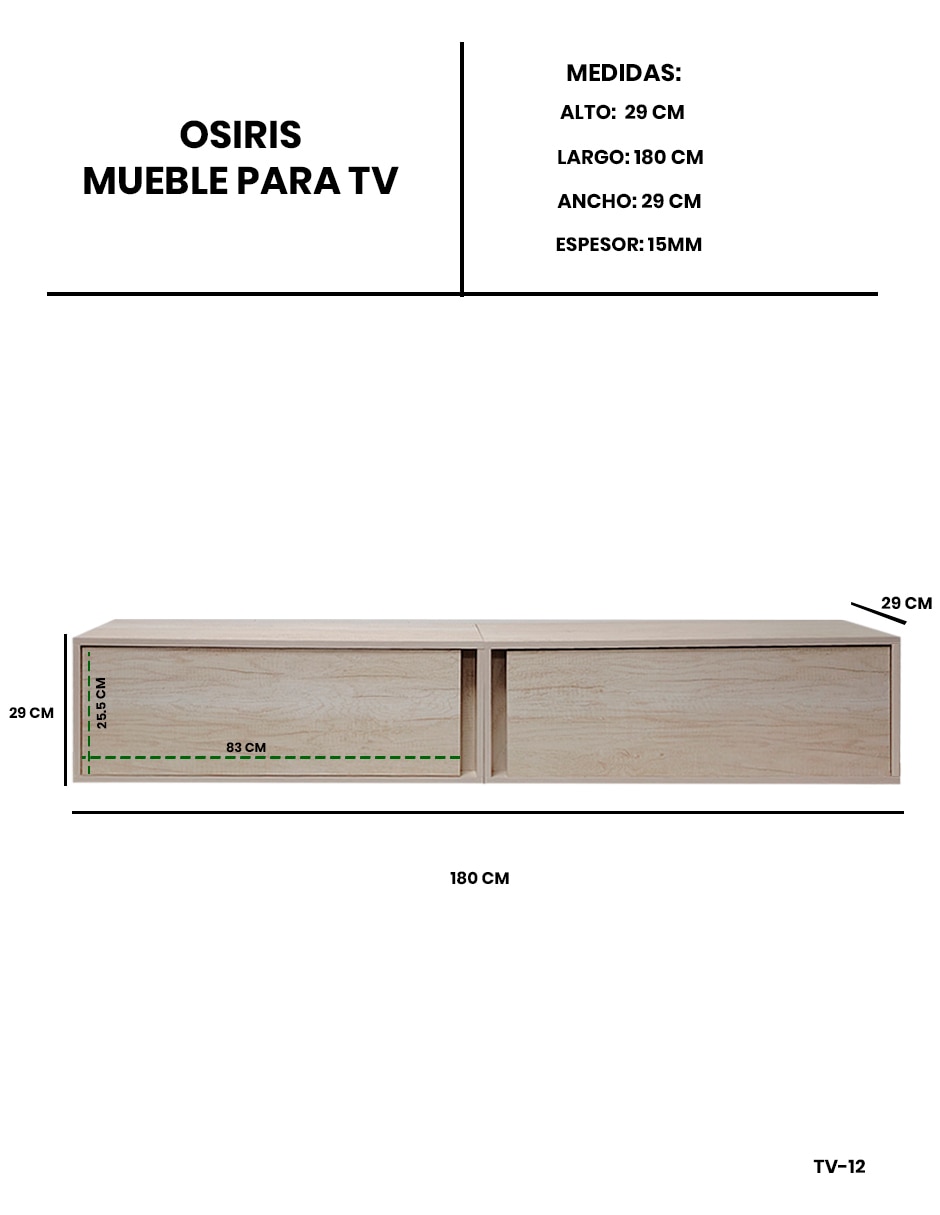 Repisa armable de mdf 7