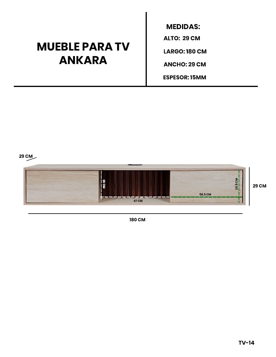 Repisa armable de mdf 7