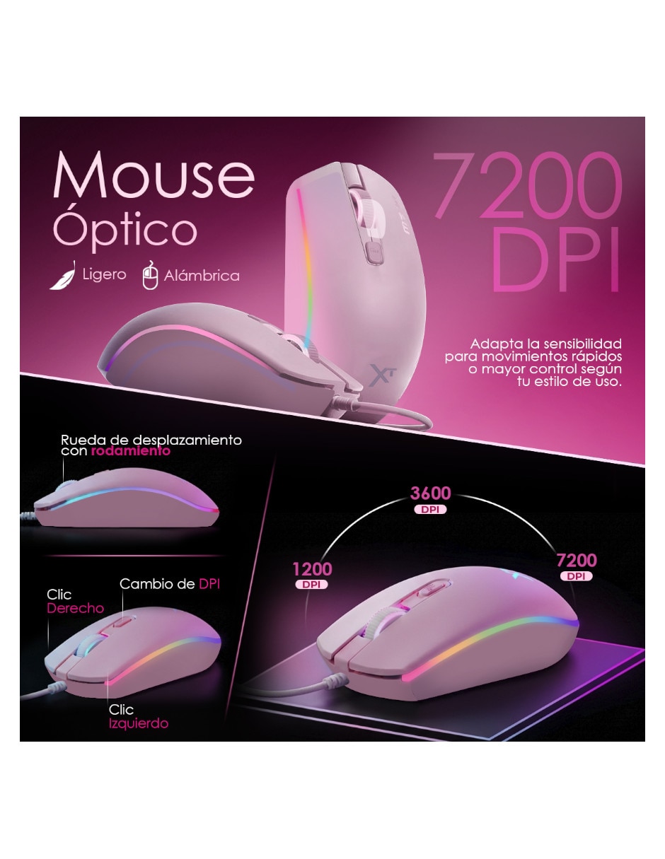 Mouse y teclado battle heart 7