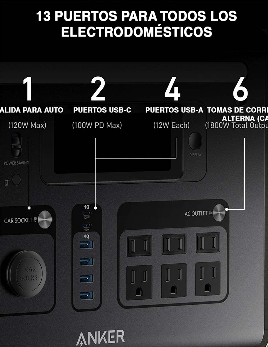 Batería portátil 1500 mah 3