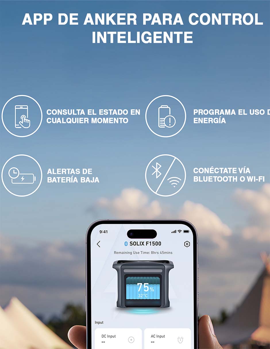Batería portátil 1500 mah 6