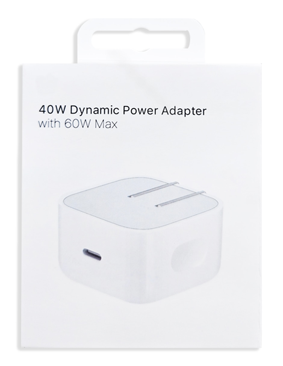 Cargador pared usb tipo c 40 w