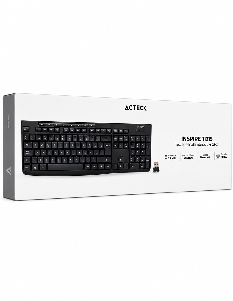 Teclado inalámbrica inspire ti215 4