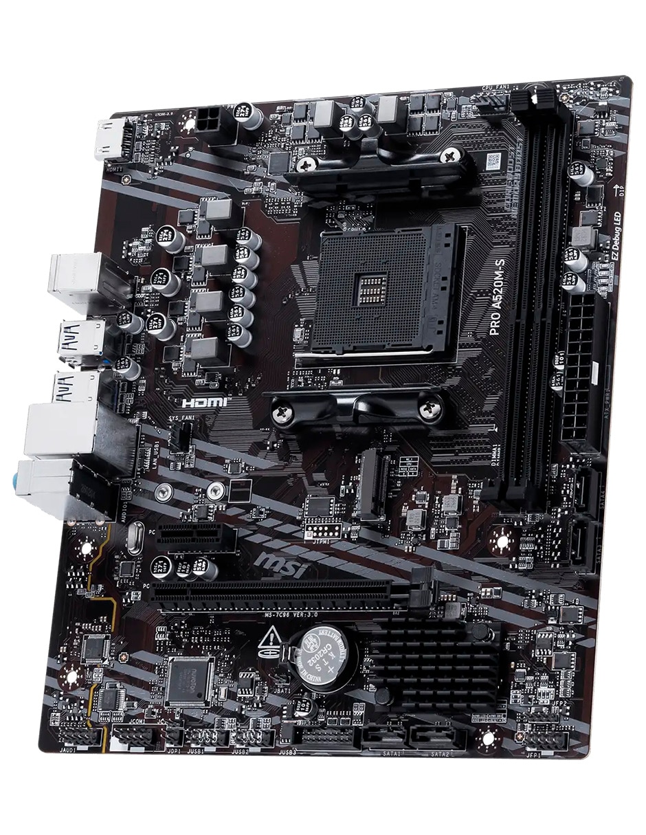 Tarjeta madre pro a520m-s compatible con procesador amd