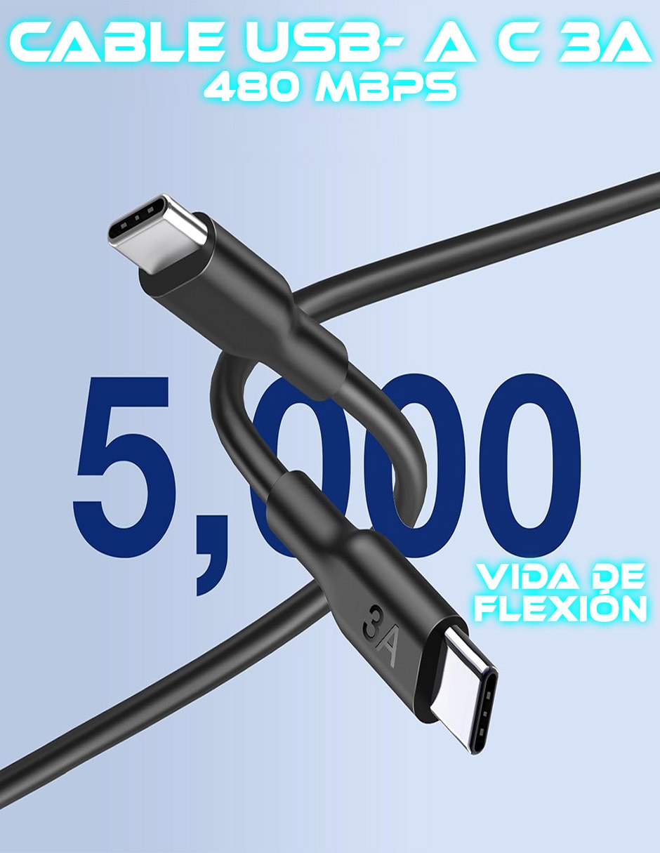 Cargador de pared sc-gan30wbk-c usb tipo c 30 w 6