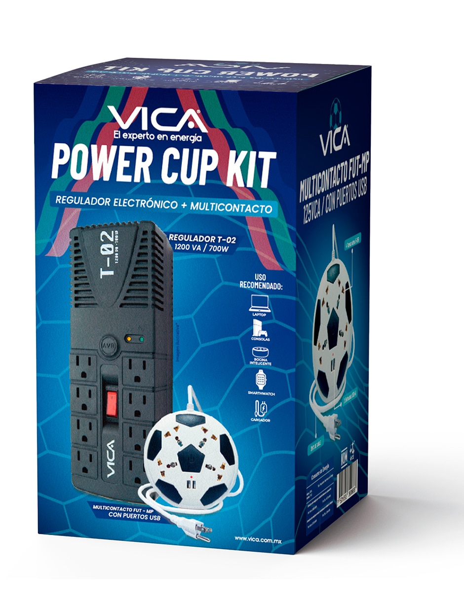 Regulador Power + Balón Fut Multicontacto Cup Kit 2